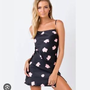 Princess Polly Black Floral Dress
